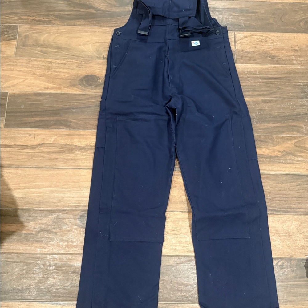 FR Men's Navy Work Overalls